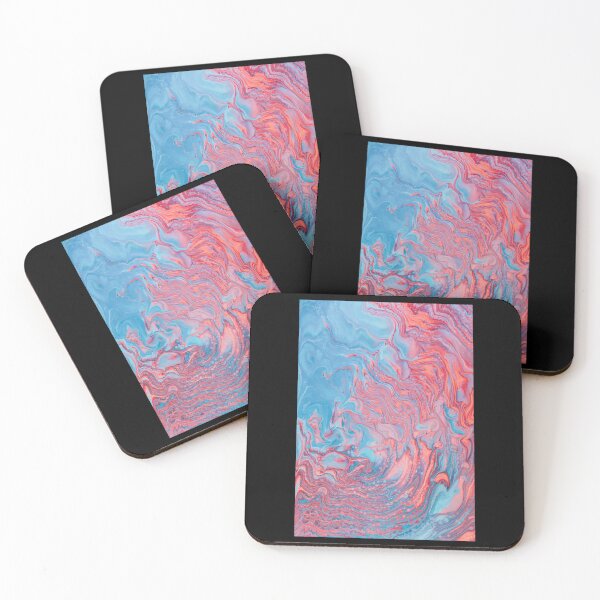 Item preview, Hypercolor red vintage - abstract cool waves brushes   designed and sold by ViviAndBette.