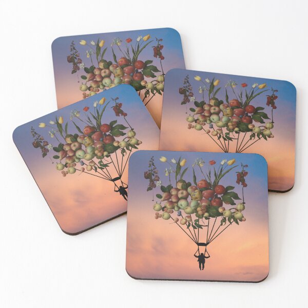 Item preview, Fruit Parachute 9 | Apples | Pears | Peaches | Dreamy designed and sold by CosmicStory.