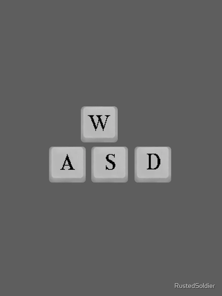 Thumbnail 4 of 4, iPhone Case, WASD designed and sold by RustedSoldier.