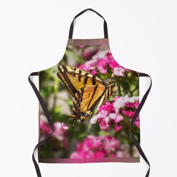 Item preview, Swallowtail on Sweet Williams designed and sold by Kathy Weaver.