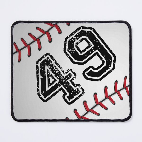 Item preview, Baseball ball number 49, forty nine designed and sold by TheCultStuff.