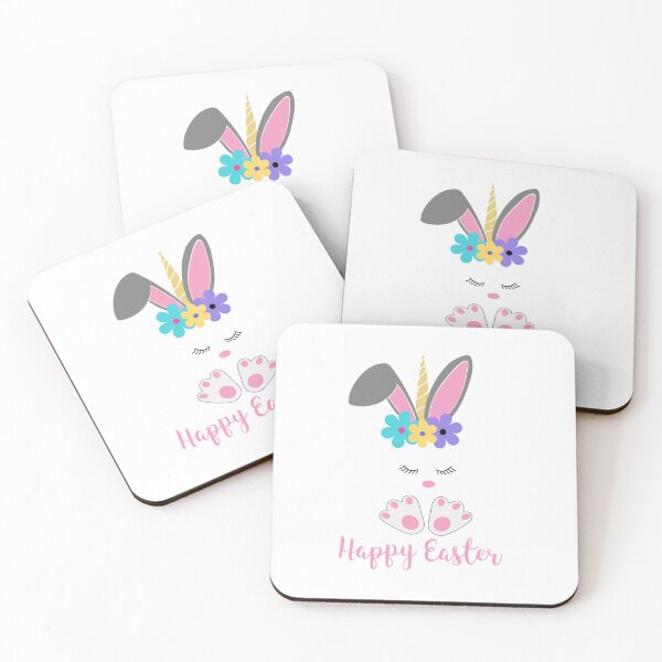 Item preview, Happy Easter Unicorn Easter Bunny Rabbit Gift designed and sold by Jelisandie.