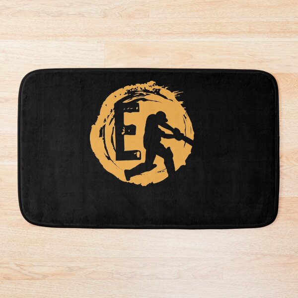 Item preview, Monogram E Cricket Batter Silhouette Sticker designed and sold by lambstout2.