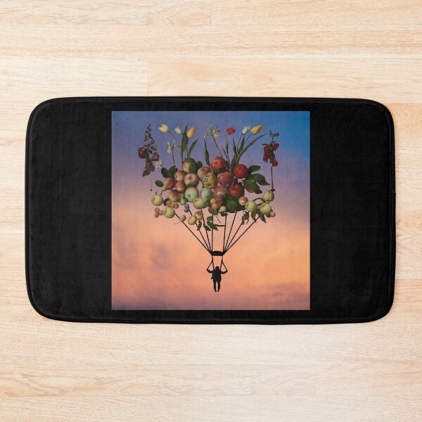 Item preview, Fruit Parachute 9 (in black) | Apples | Pears | Peaches | Dreamy designed and sold by CosmicStory.