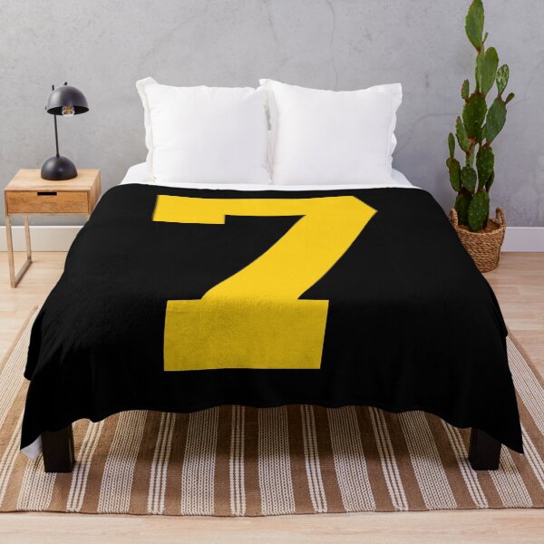 Item preview, Number 7, Yellow seven, Sports number 7 designed and sold by TheCultStuff.