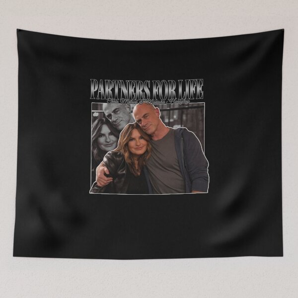 Item preview, Partners for Life Mariska Hargitay and Chris Meloni 90s Inspired Vintage Homage Classic designed and sold by tonyashwan3.