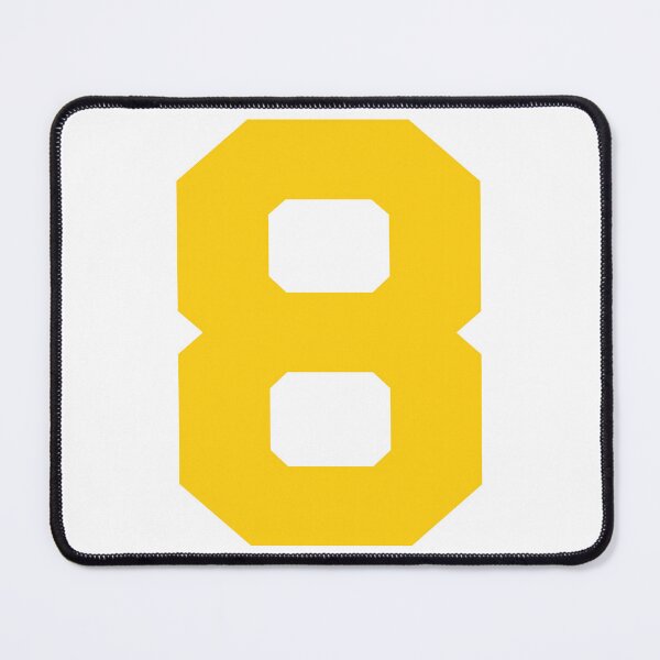 Item preview, Number 8, Yellow eight, Sports number 8 designed and sold by TheCultStuff.