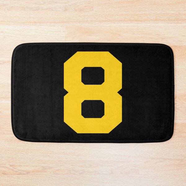 Item preview, Number 8, Yellow eight, Sports number 8 designed and sold by TheCultStuff.