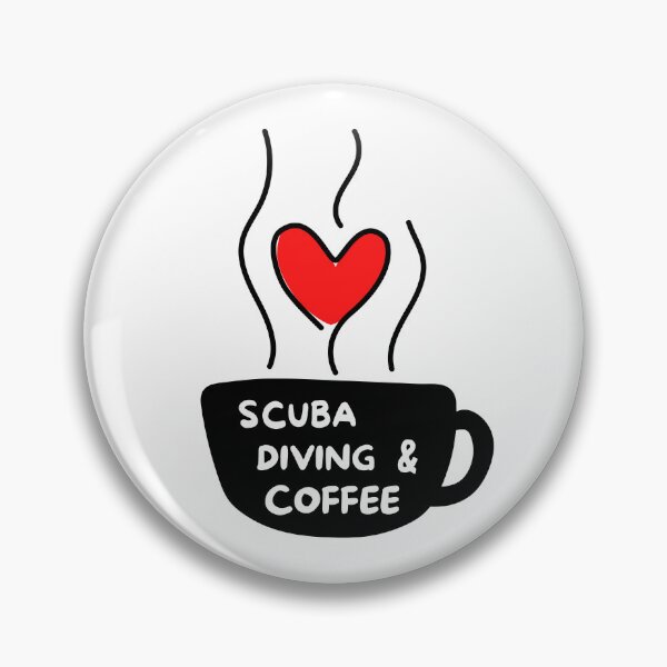 Item preview, Scuba diving & coffee designed and sold by TheGreenGoat.