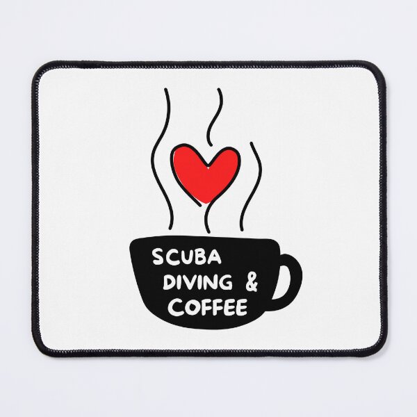 Item preview, Scuba diving & coffee designed and sold by TheGreenGoat.