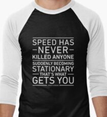 Speed Has Never Killed Anyone - Jeremy Clarkson Men's Baseball ¾ T-Shirt
