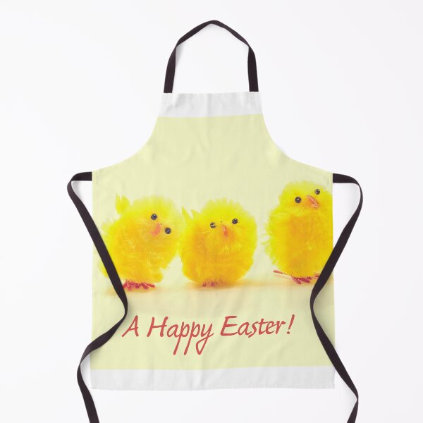 Item preview, Happy Easter chicks on yellow background designed and sold by Photopat.
