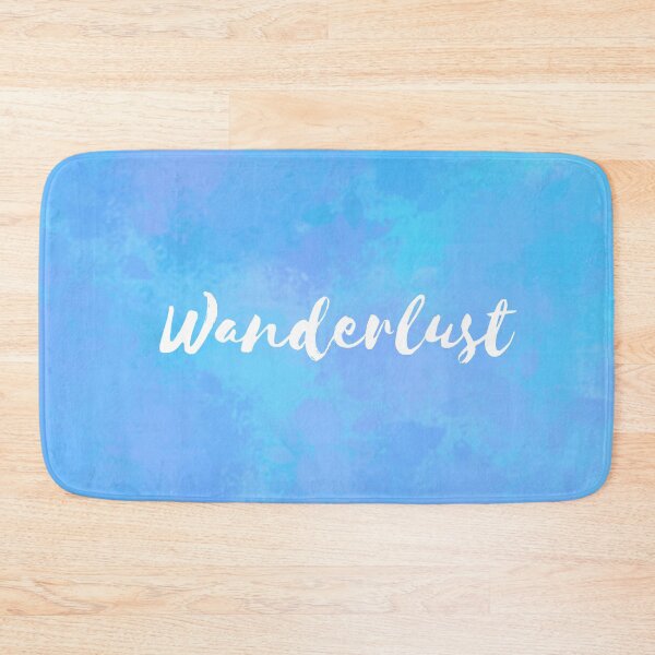 Item preview, Wanderlust blue and purple watercolor background designed and sold by Talitha Marya.