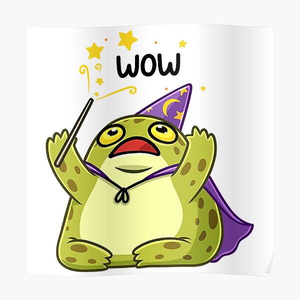 Cute Frog 22 From Cute Frog Sticker Pack Poster For Sale By Djus Redbubble 1273