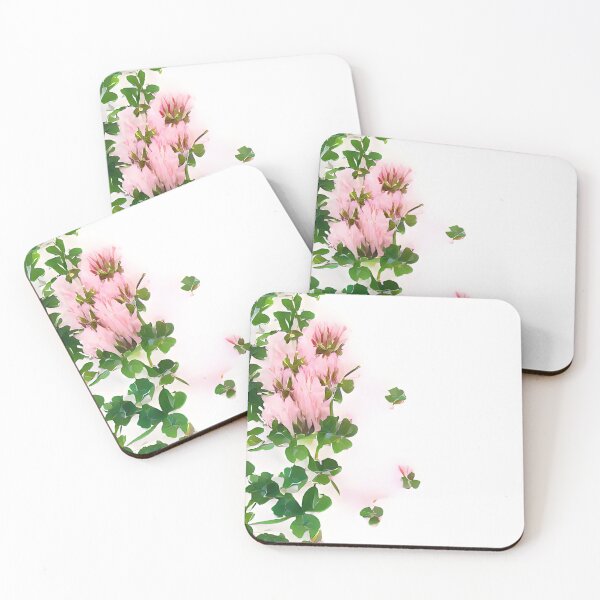 Item preview, Flores rosadas y trébol Ivy #2 designed and sold by Entitled Millennial.