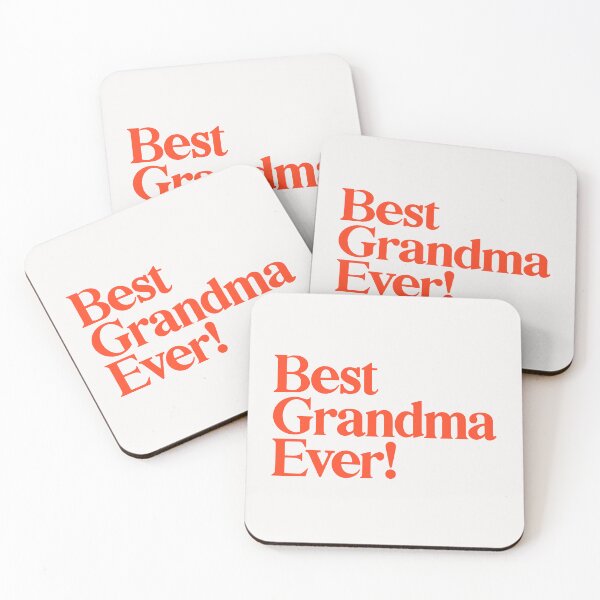 Item preview, Best Grandma Ever - Best Gift for Grandma - Red designed and sold by heyluckyseven.