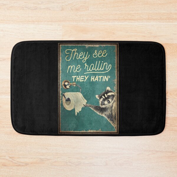 Item preview, They see me rollin they hatin' raccoon lover designed and sold by SaoirseNeid.