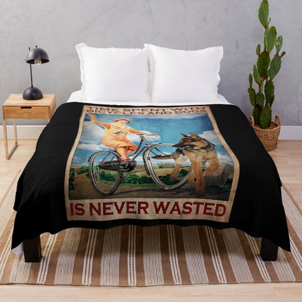 Item preview, Time Spent with bicycles and dogs is never wasted designed and sold by TeganCrafford.