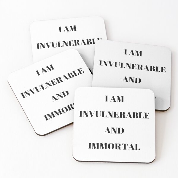 Item preview, Awakening Drops - I AM INVULNERABLE AND IMMORTAL designed and sold by GudNius.