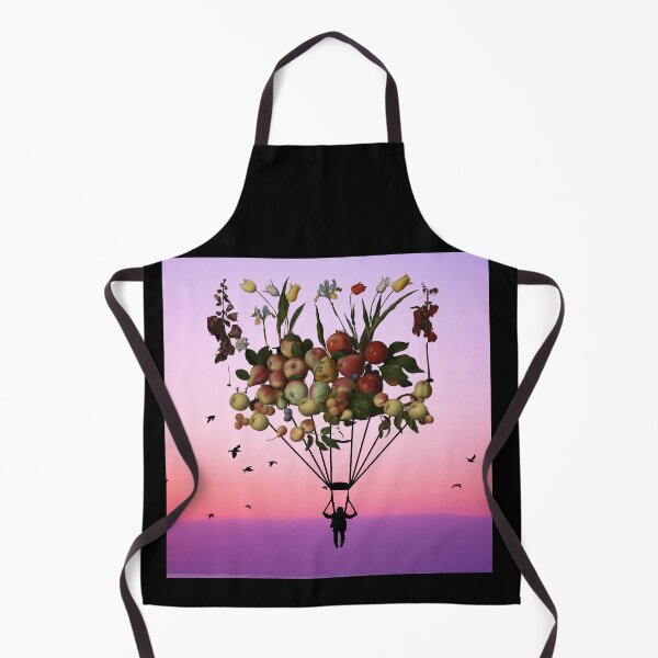 Item preview, Fruit Parachute 10 (in black) | Apples | Pears | Peaches | Dreamy designed and sold by CosmicStory.