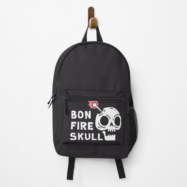 Item preview, broken skull head with bonfire designed and sold by I'm Redz.
