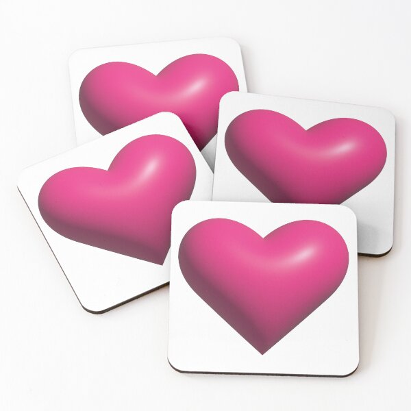 Item preview, 3D Heart magenta designed and sold by Talitha Marya.