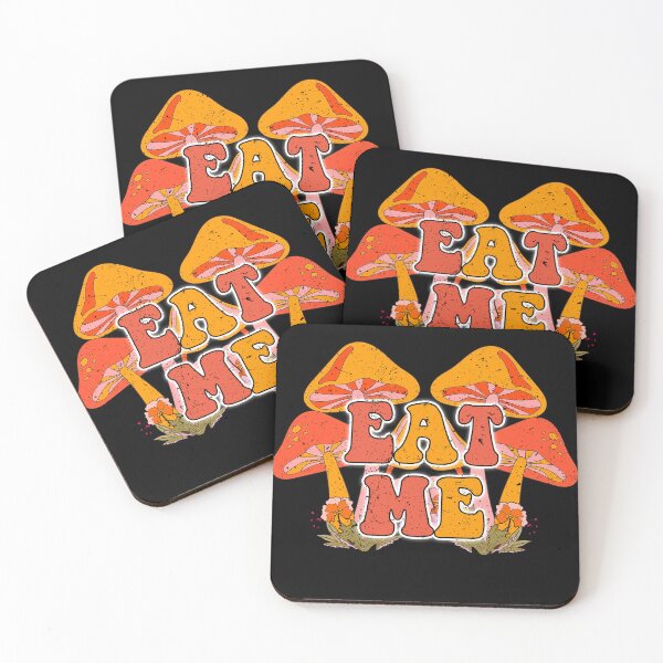 Item preview, Retro Eat Me Mushrooms designed and sold by karibenart.