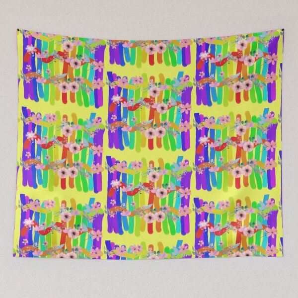 Item preview, Colorful stick of flower designed and sold by tintingouw.