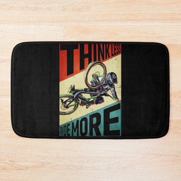 Item preview, Think less ride more cycling bmx designed and sold by SaoirseNeid.
