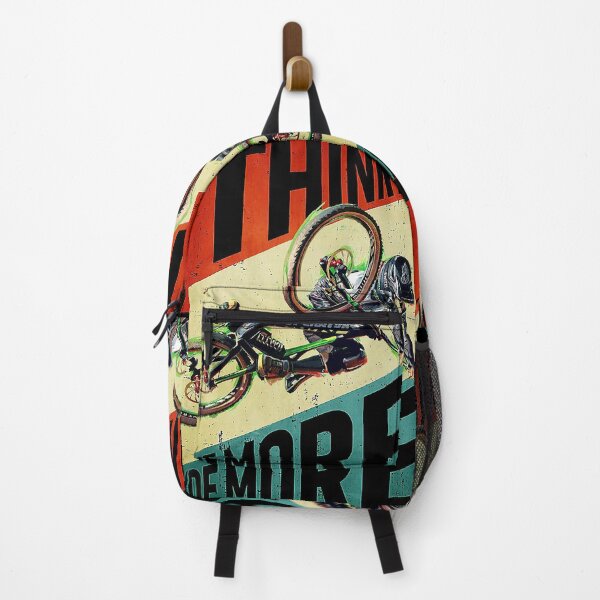 Item preview, Think less ride more cycling bmx designed and sold by SaoirseNeid.