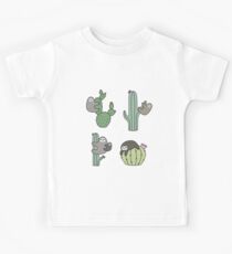 Cacti Sloths Kids T-Shirt