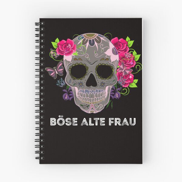 Item preview, Bad old woman skull - funny saying designed and sold by Myriala.