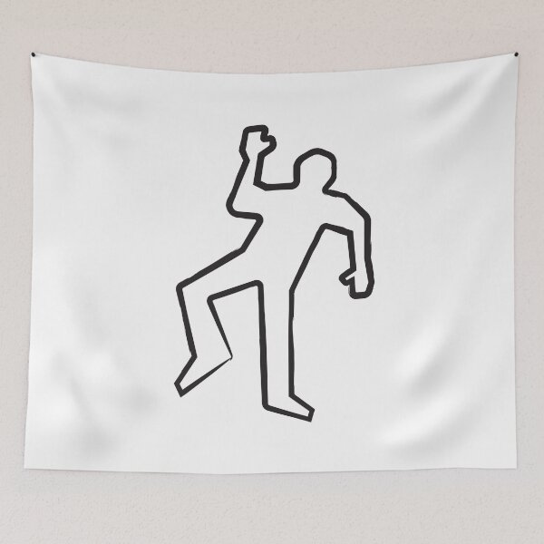 Item preview, Dead Fred Crime Scene Body Outline  designed and sold by ForensicMinds.