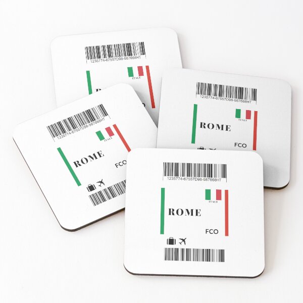 Item preview, Italy Airport Baggage Luggage Label designed and sold by Gentle-traveler.