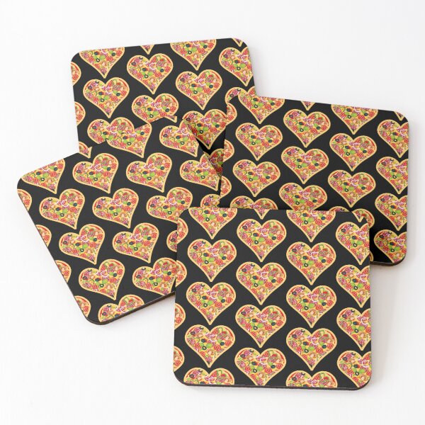 Item preview, pizza heart designed and sold by Lily Art.
