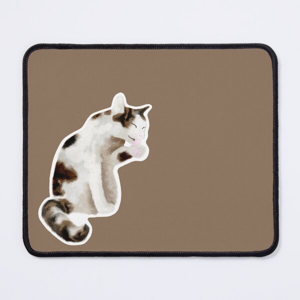 Item preview, Brown and White Cat designed and sold by SunkissedBlue.