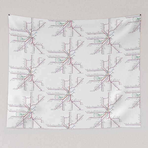 Item preview, Boston Rail Map designed and sold by Rich Anderson.