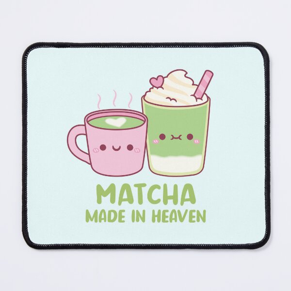 Item preview, Cute Matcha Made In Heaven Tea Pun designed and sold by rustydoodle.