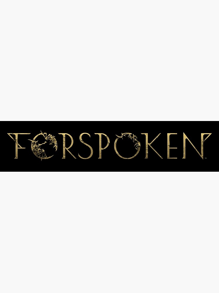 "Forspoken logo" Poster by AngeliaLucis | Redbubble