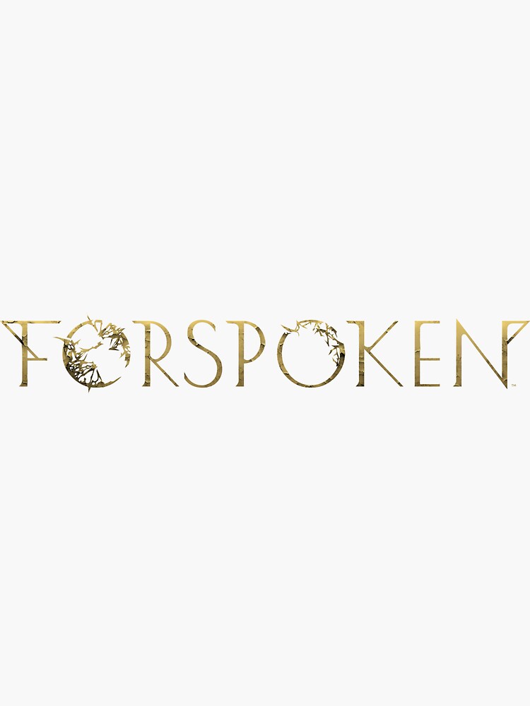 "Forspoken logo" Sticker by AngeliaLucis | Redbubble
