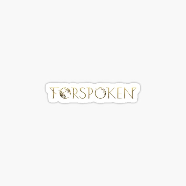 "Forspoken logo" Sticker by AngeliaLucis | Redbubble