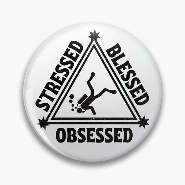 Item preview, Scuba diving: Stressed. Blessed. Obsessed. designed and sold by TheGreenGoat.