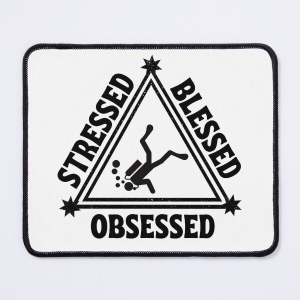 Item preview, Scuba diving: Stressed. Blessed. Obsessed. designed and sold by TheGreenGoat.