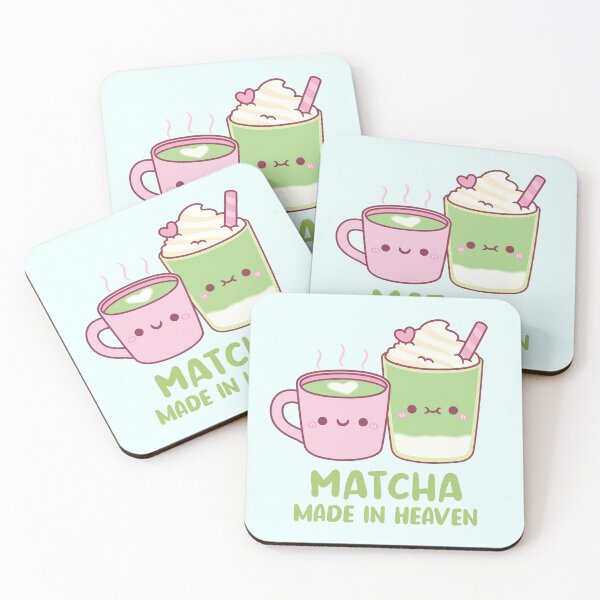Item preview, Cute Matcha Made In Heaven Tea Pun designed and sold by rustydoodle.