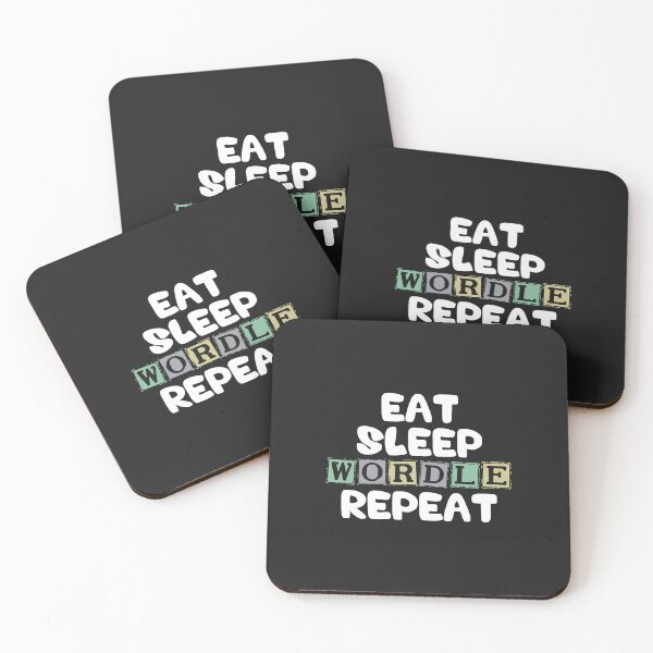 Item preview, Eat Sleep Wordle Repeat Essential designed and sold by olgacadb.