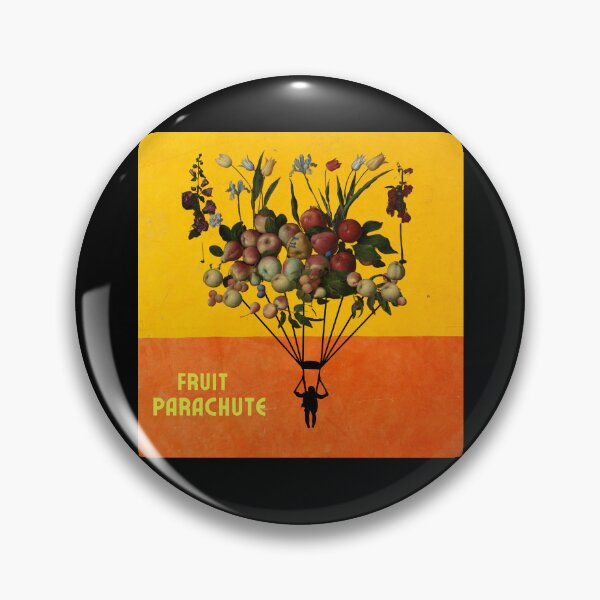 Item preview, Fruit Parachute 11 (in black) | Apples | Pears | Peaches | Dreamy designed and sold by CosmicStory.
