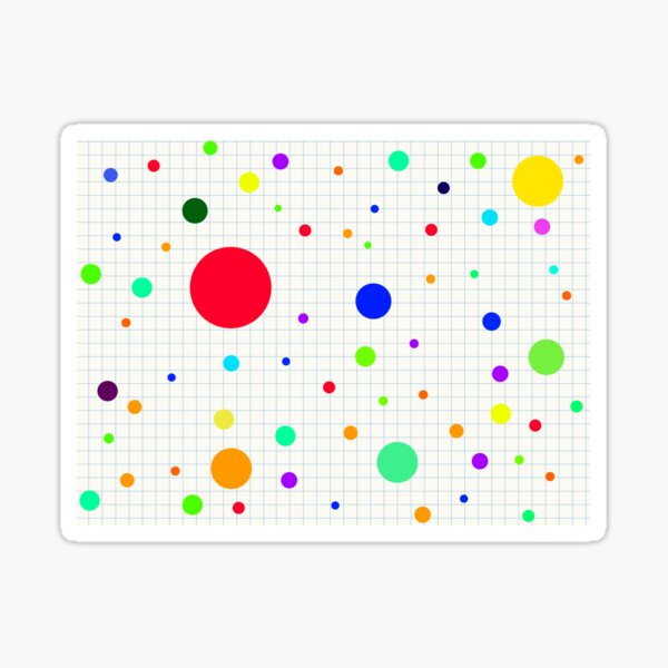 Agar.io  Sticker for Sale by MiE Designs