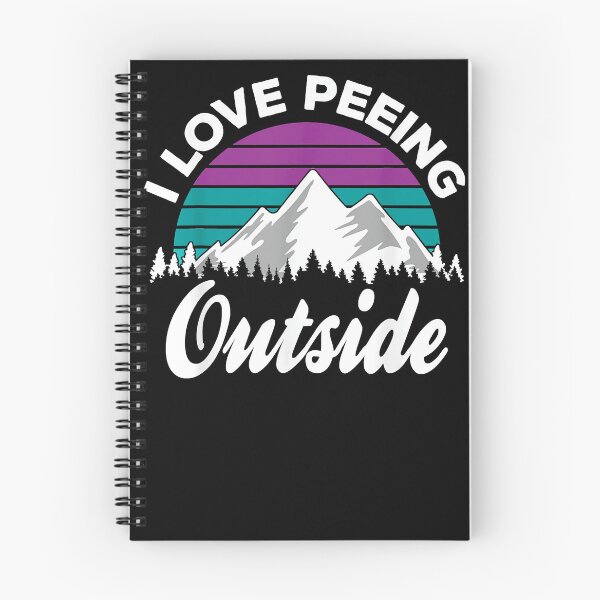 Item preview, I love peeing outside purple teal mountain for camper designed and sold by SADLERdfgdcb.