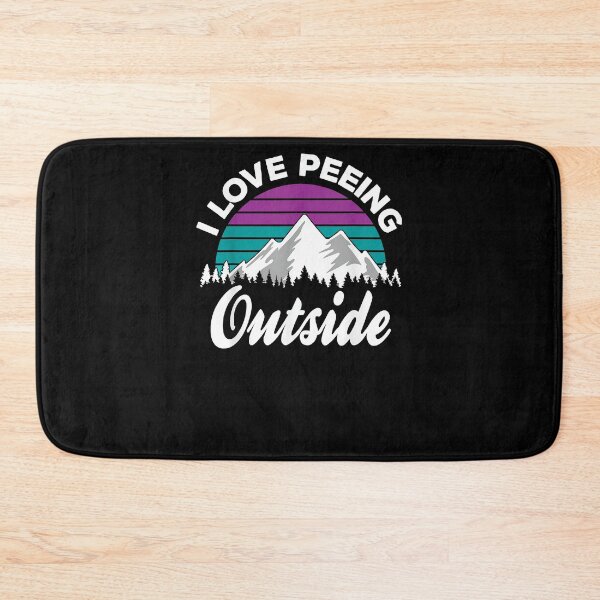 Item preview, I love peeing outside purple teal mountain for camper designed and sold by SADLERdfgdcb.