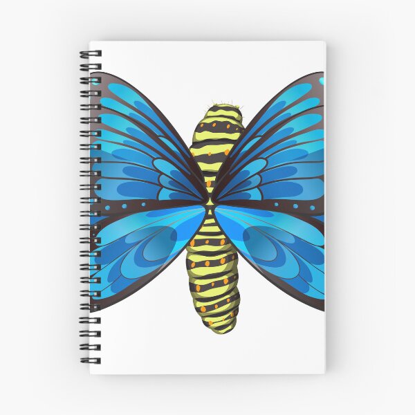 Item preview, Blue butterfly - Larva with a wings designed and sold by Fanatic Nerd.
